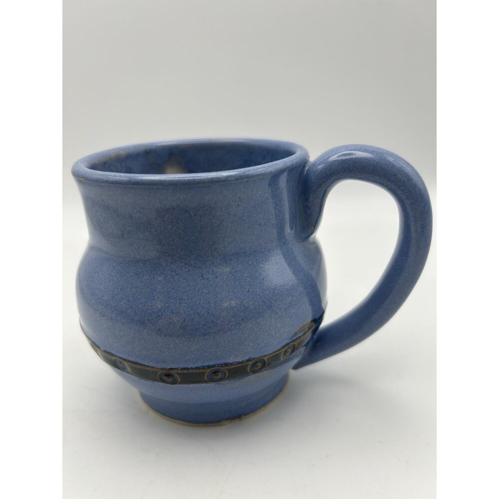 hand thrown studio art pottery mug.